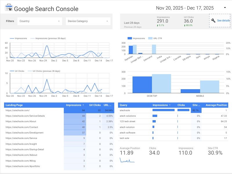 Search Console & Indexation Report